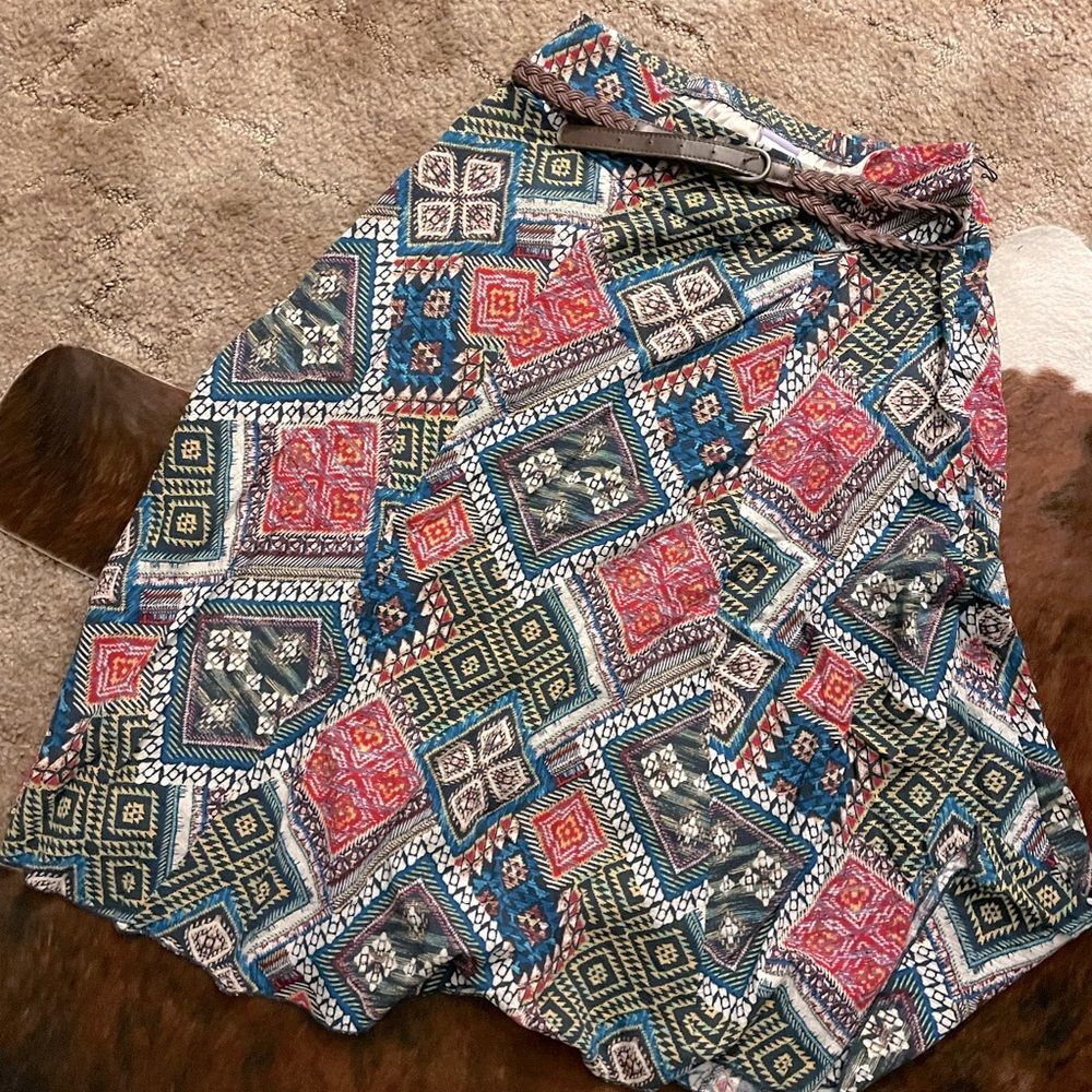 Laura Scott Boho MIDI Skirt